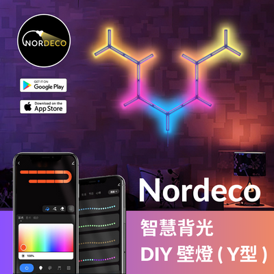 Nordeco 智慧背光DIY壁燈（Y型）