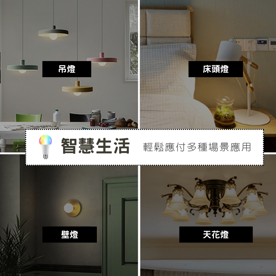 Matter 全新智慧燈泡 （支持Homekit、Google家居、Alexa系統）